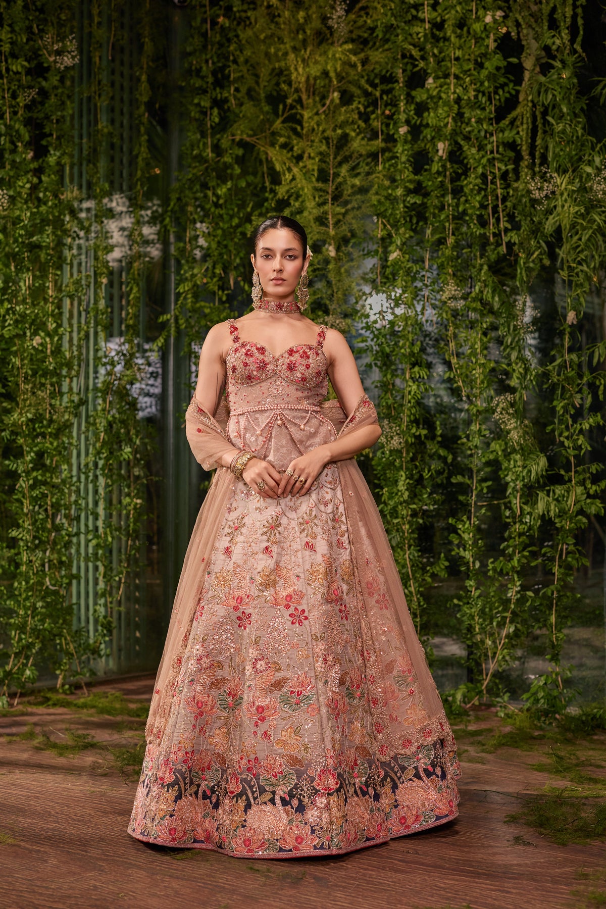 Pankhuri - The Floral Garce lehenga