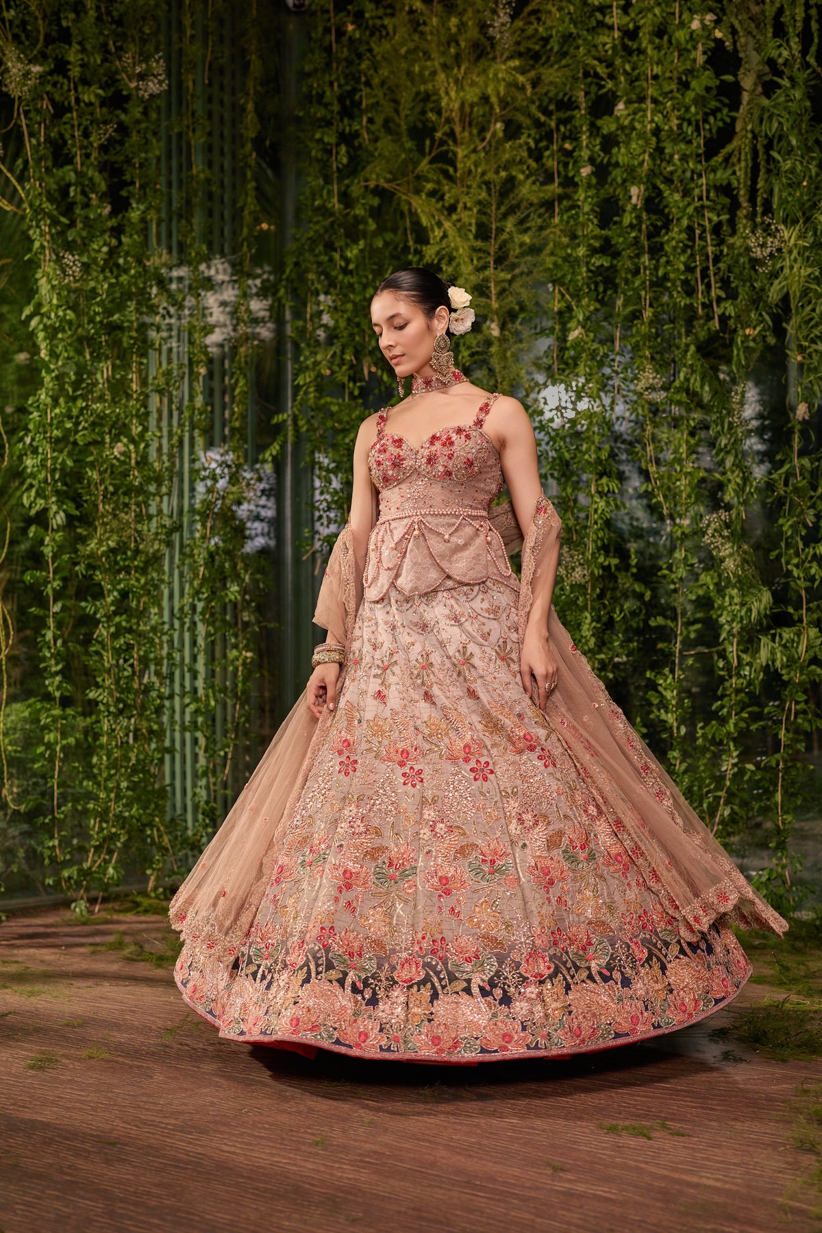 Pankhuri - The Floral Garce lehenga