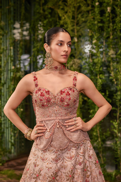 Pankhuri - The Floral Garce lehenga