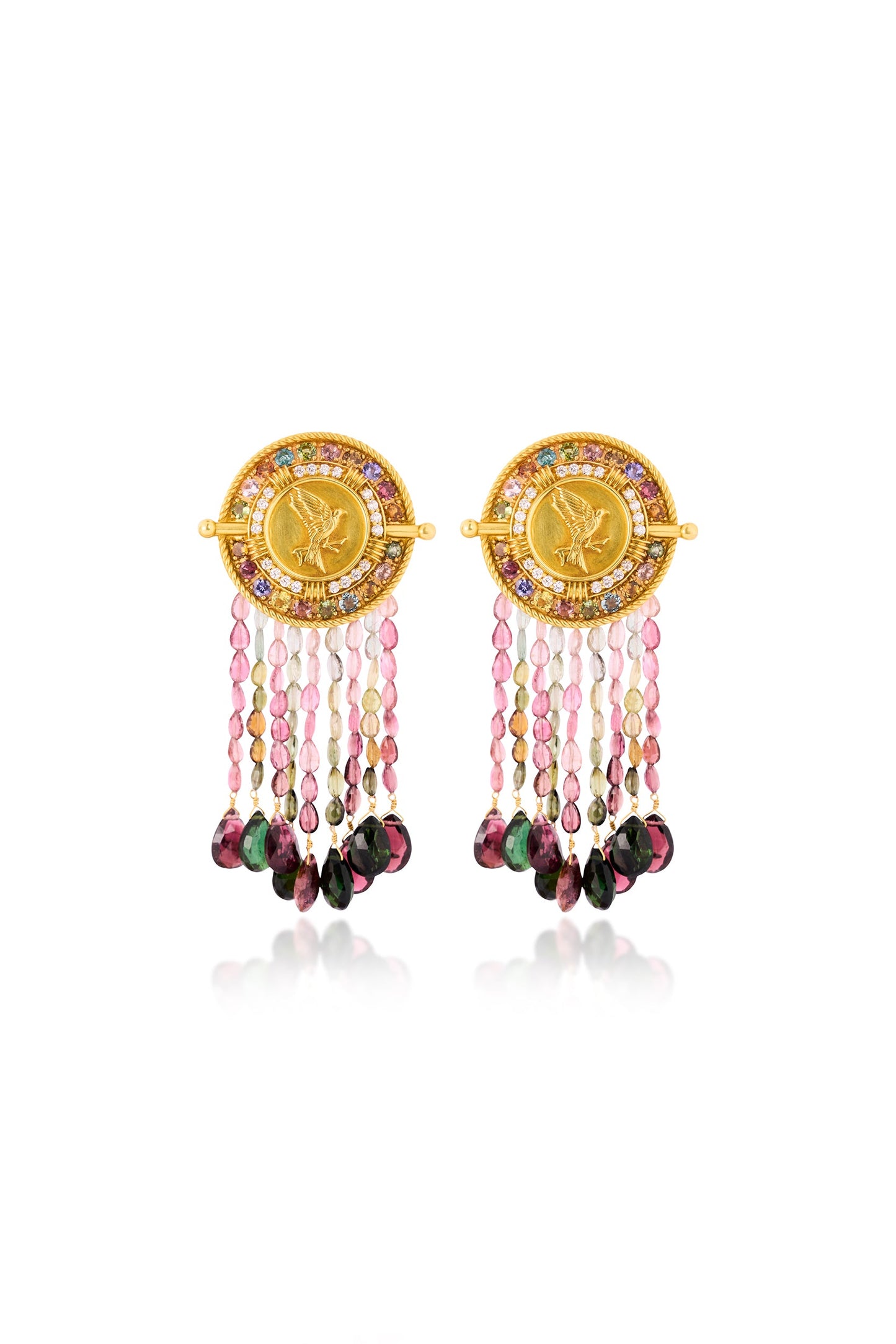 Watermelon Waterfall Earrings