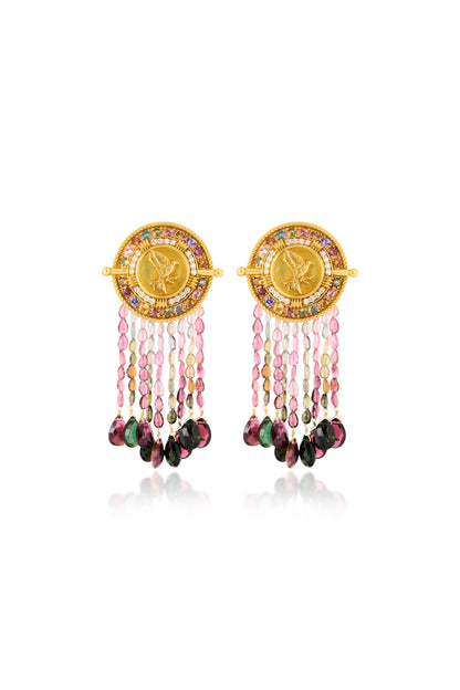 Watermelon Waterfall Earrings