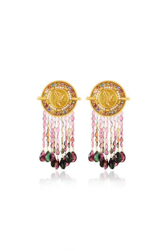 Watermelon Waterfall Earrings
