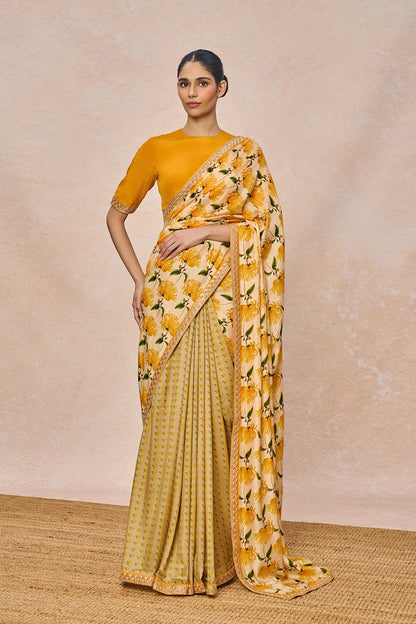 Vanilla Summermist Saree