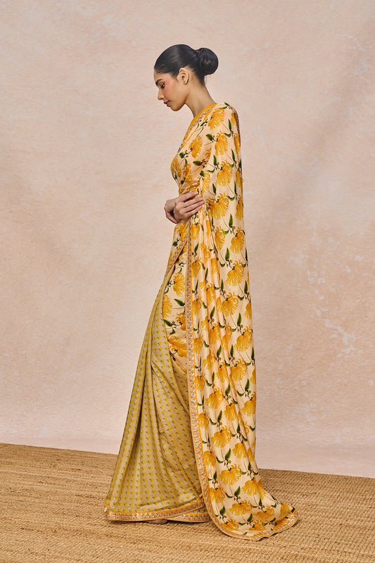 Vanilla Summermist Saree