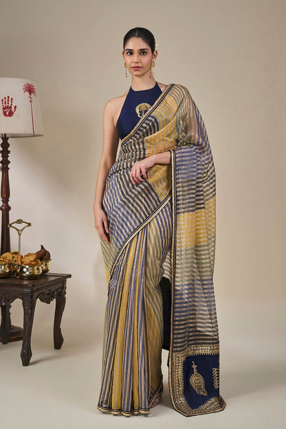 Alleppey Stripe Masque Saree
