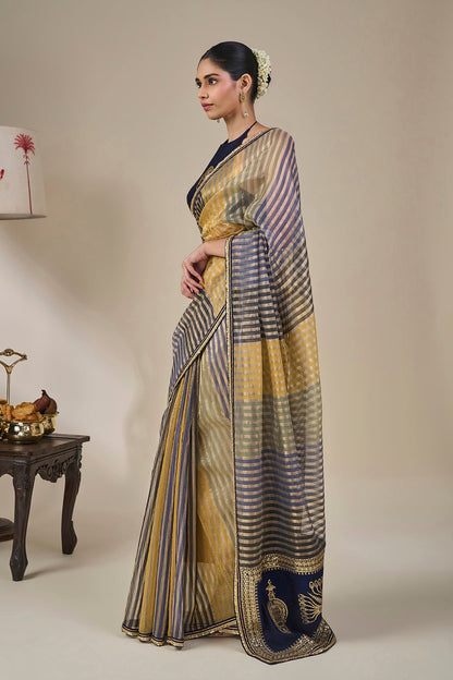 Alleppey Stripe Masque Saree