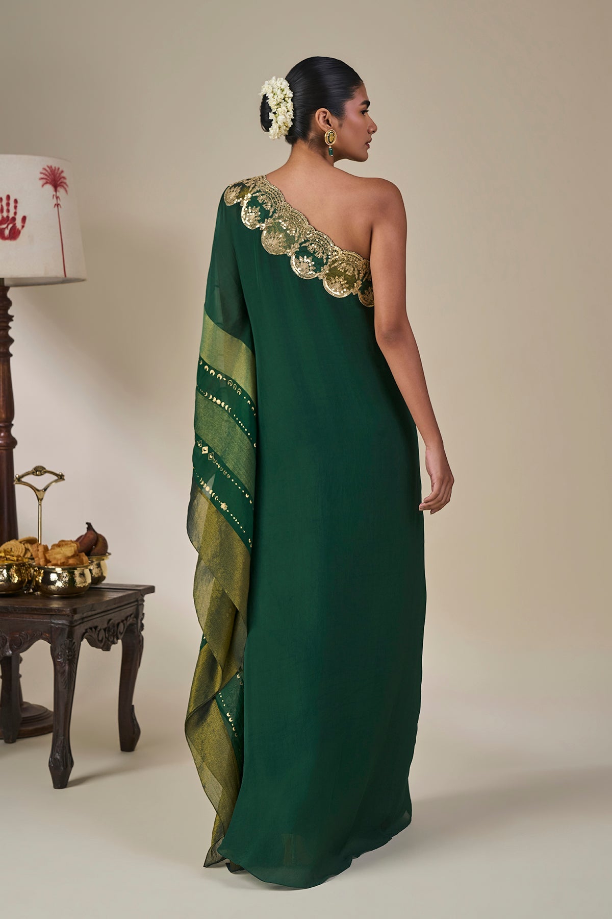 Green Celestial Moonfall Kaftan