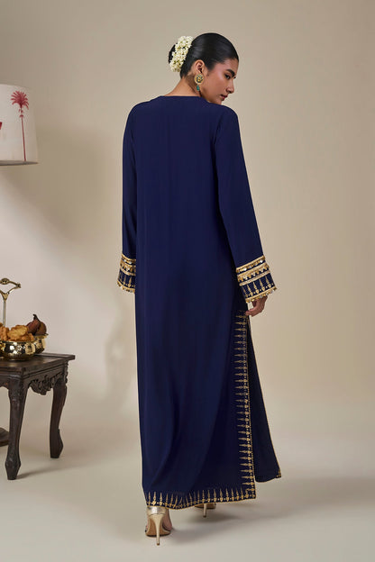 Sapphire Tidal Bloom Kaftan