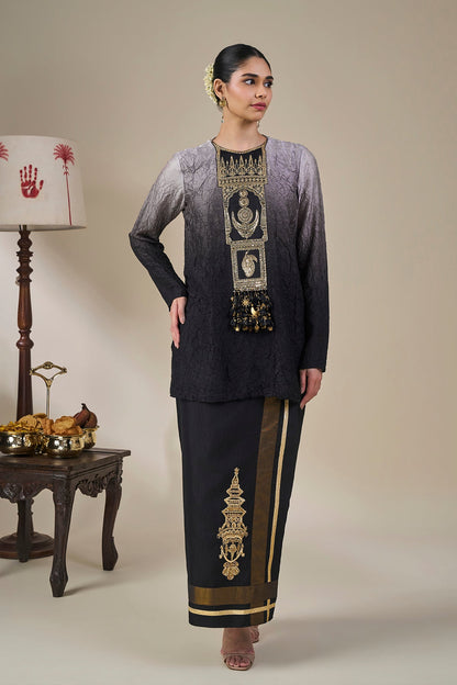 Black Ombre Kathakali Tales Fusion Set