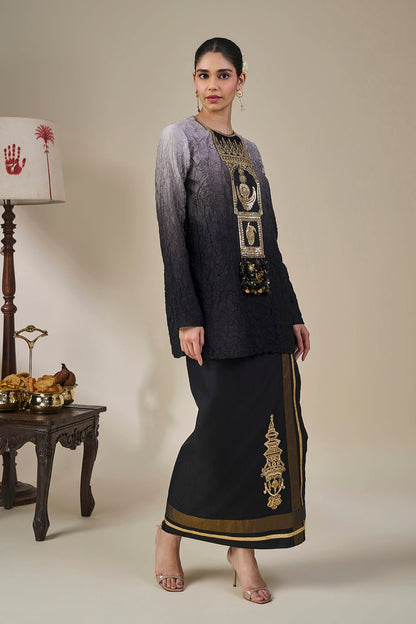 Black Ombre Kathakali Tales Fusion Set