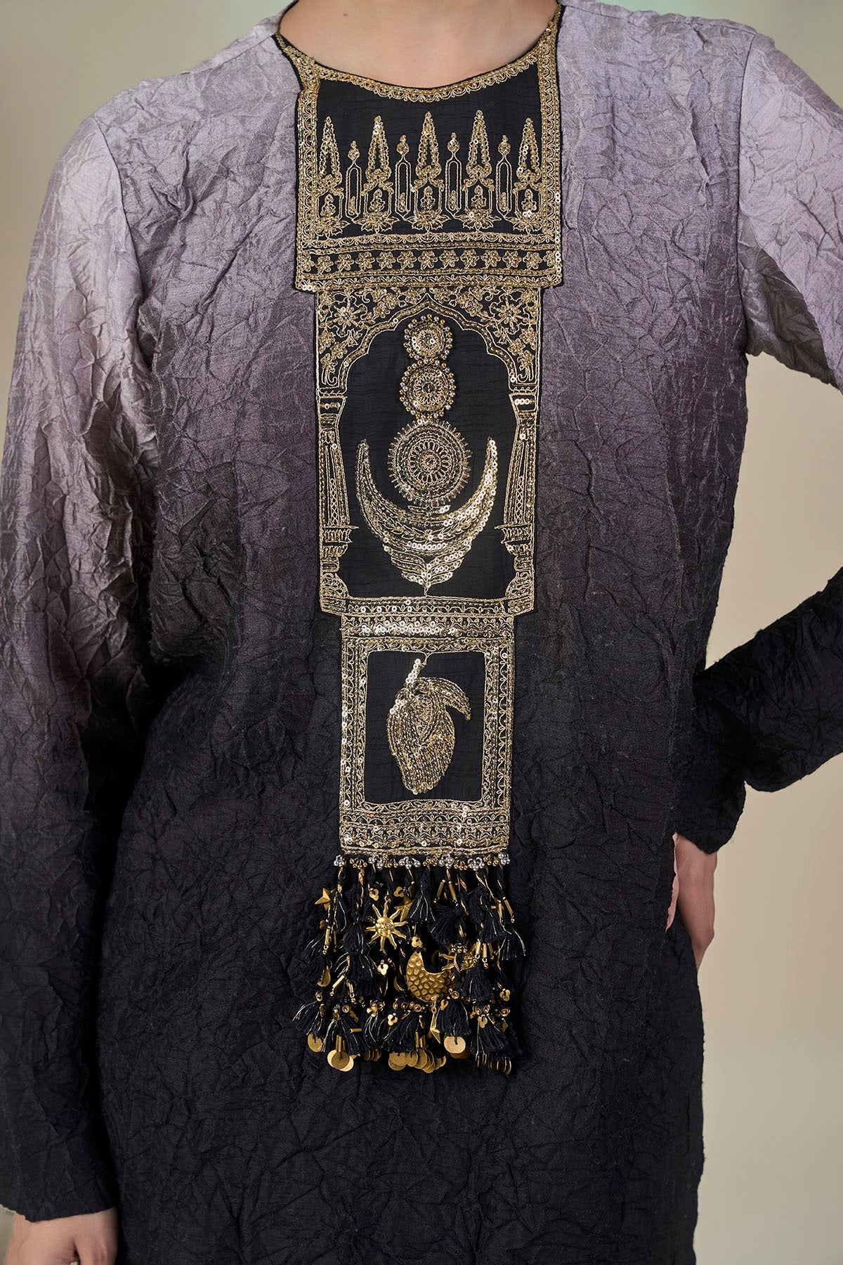 Black Ombre Kathakali Tales Fusion Set