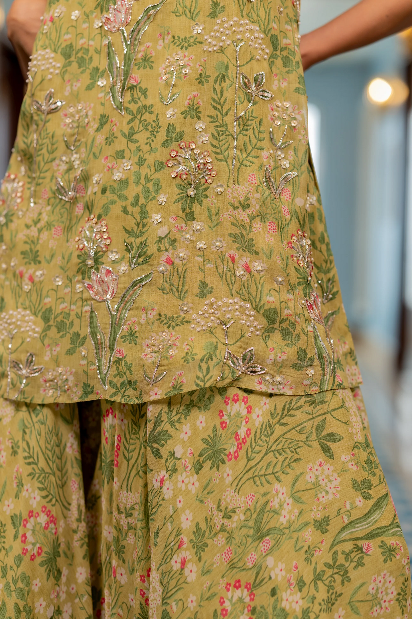MISSY KURTA SET – SAGE GREEN