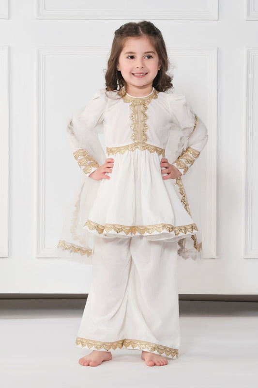 IVORY VELVET SET