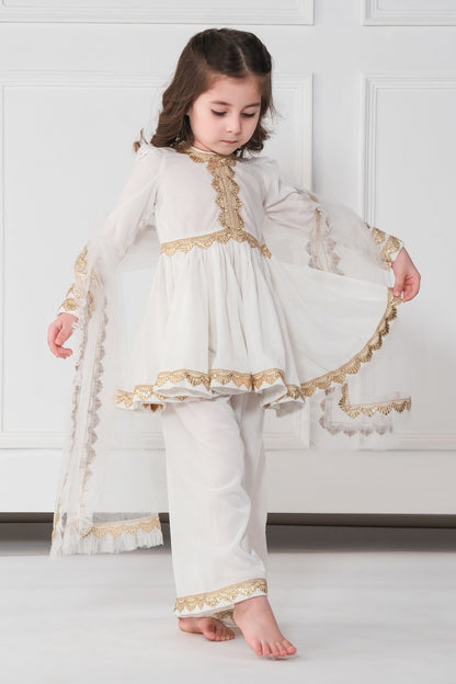 IVORY VELVET SET