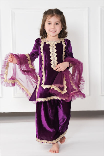 VIOLET VELVET SET