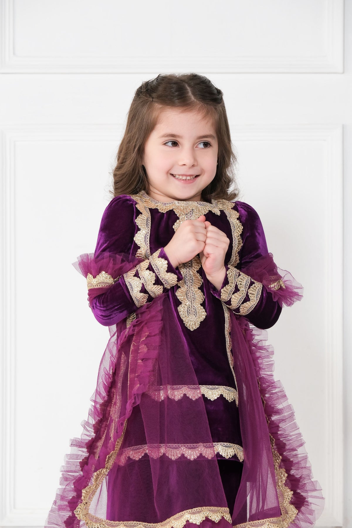 VIOLET VELVET SET