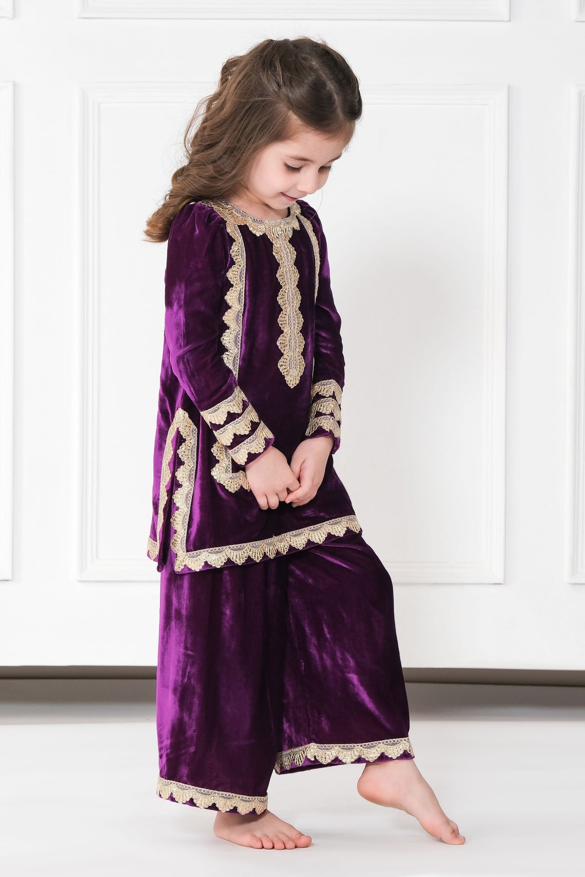 VIOLET VELVET SET