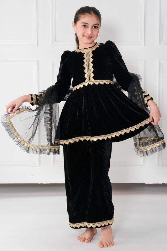 Onyx Velvet Suit