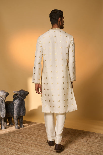 Ivory Rose Blush Kurta