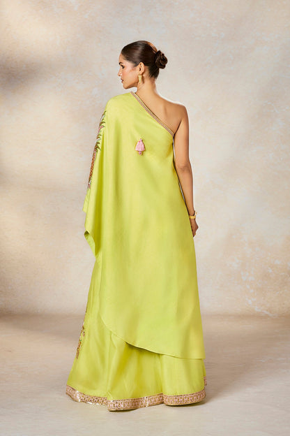 The Pista Khulfi One Shoulder Set
