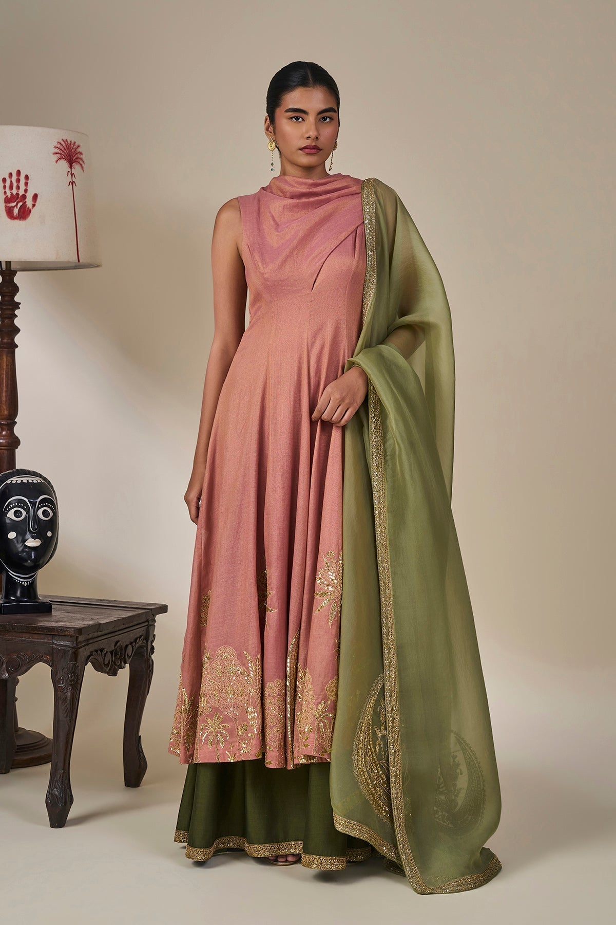 'Gulkand Gulnaar' Anarkali Set
