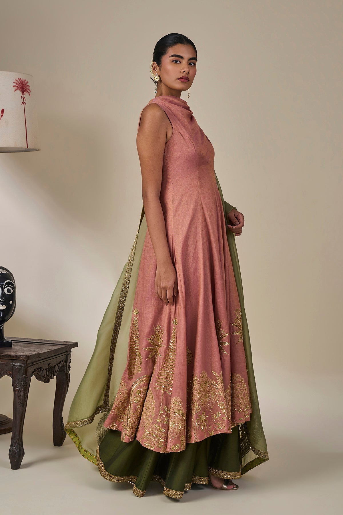 'Gulkand Gulnaar' Anarkali Set