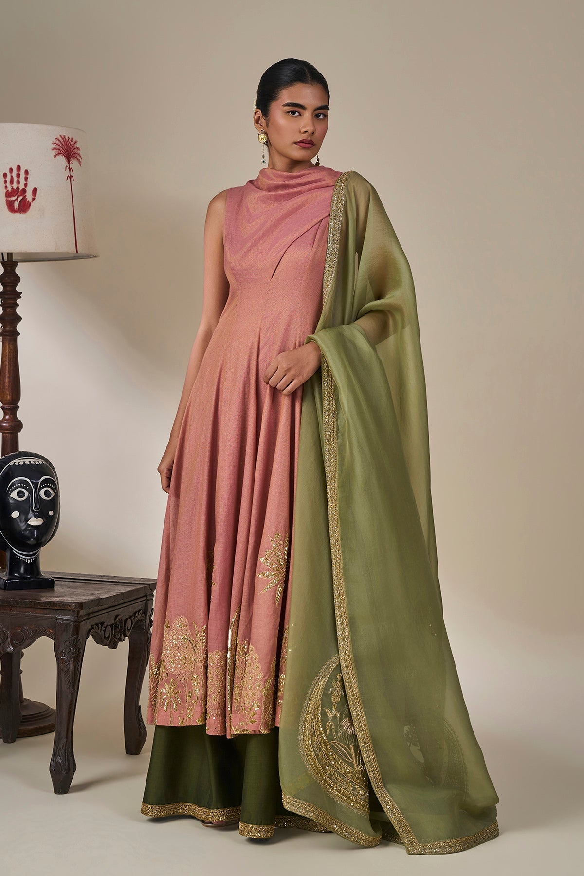 'Gulkand Gulnaar' Anarkali Set