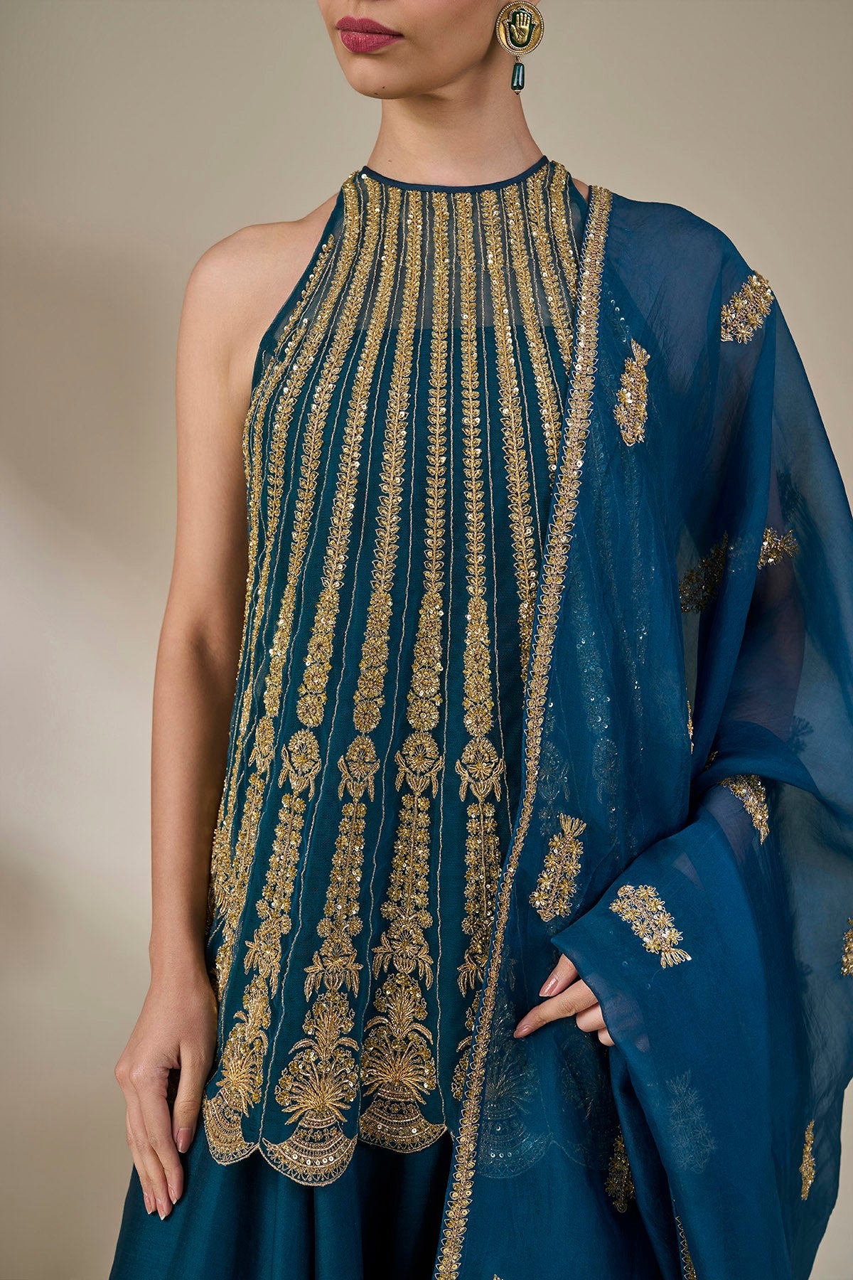 'Leher Ki Mehfil' Anarkali Set
