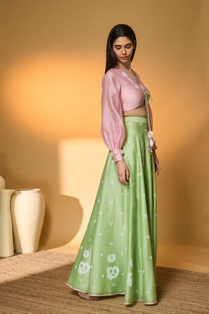 Totem Pod On Lunar Aisle Skirt Set