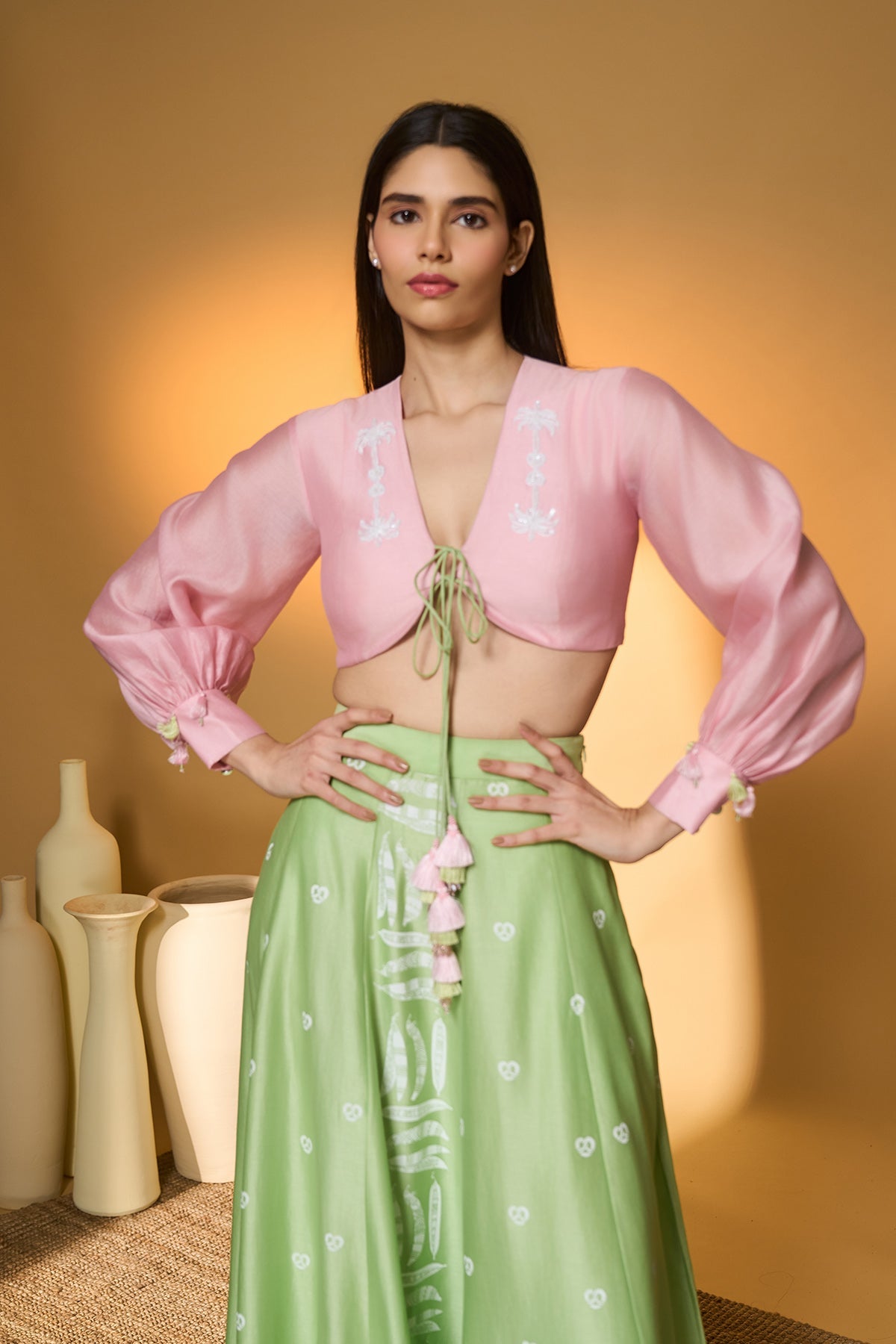 Totem Pod On Lunar Aisle Skirt Set