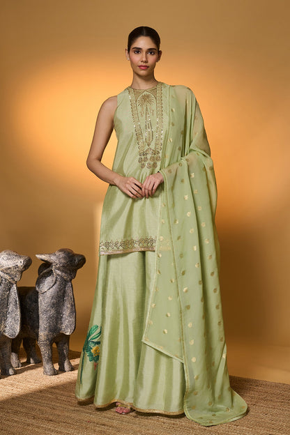 Mint Rose Blush Kurta Set