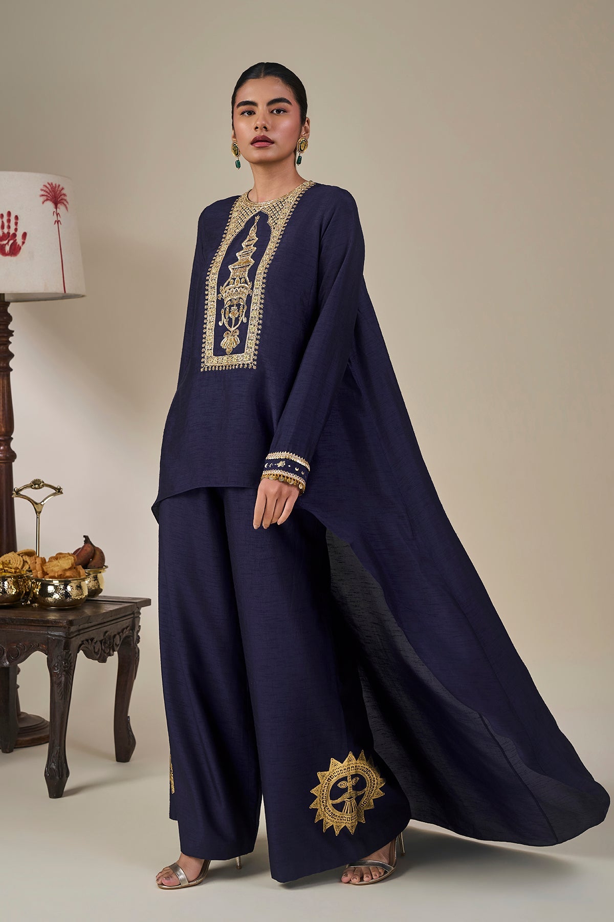 Midnight Blue Kathakali Tales Fusion Set
