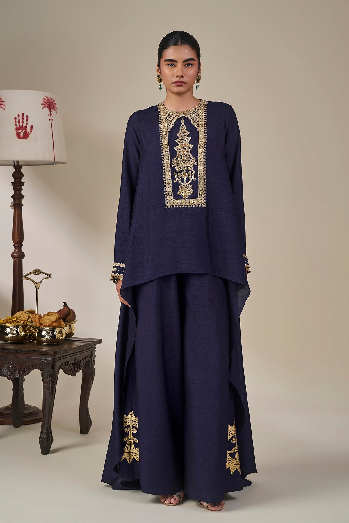 Midnight Blue Kathakali Tales Fusion Set