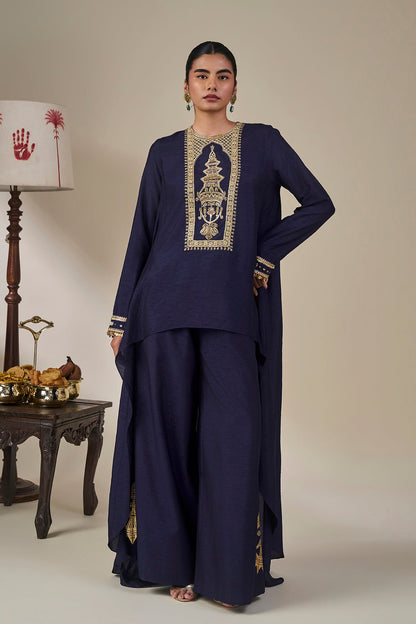 Midnight Blue Kathakali Tales Fusion Set