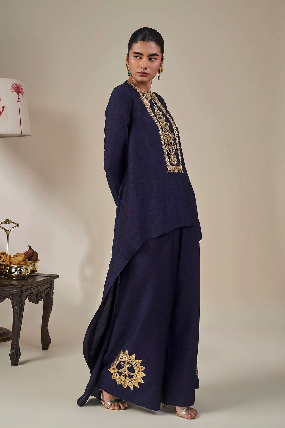 Midnight Blue Kathakali Tales Fusion Set