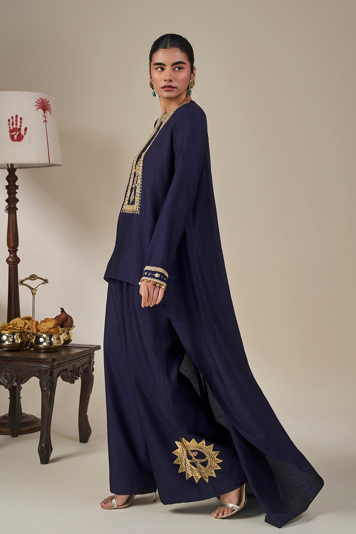 Midnight Blue Kathakali Tales Fusion Set
