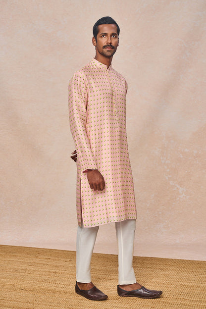 Baby Pink Parijat Bandi Set