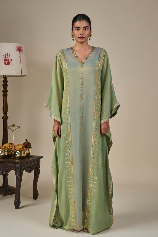 Green Midnight Trail Kaftan