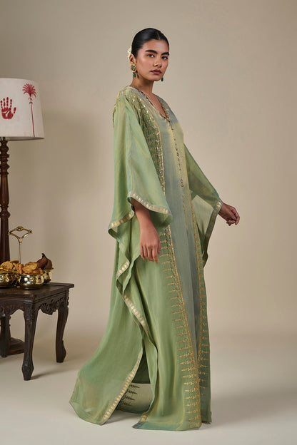 Green Midnight Trail Kaftan