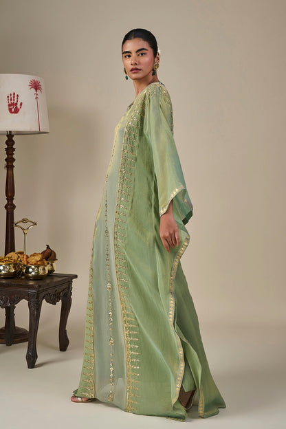 Green Midnight Trail Kaftan