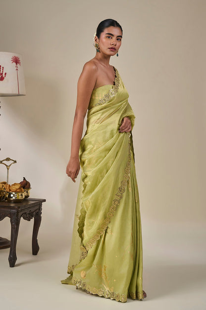 Kachi Keri Cosmic Birdsong Saree