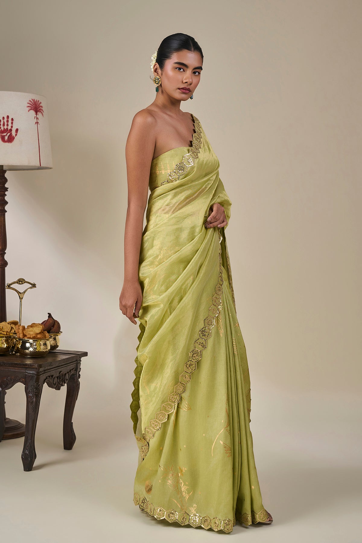 Kachi Keri Cosmic Birdsong Saree
