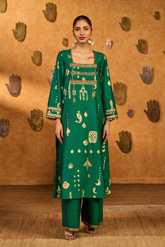 Green Folkstone Set