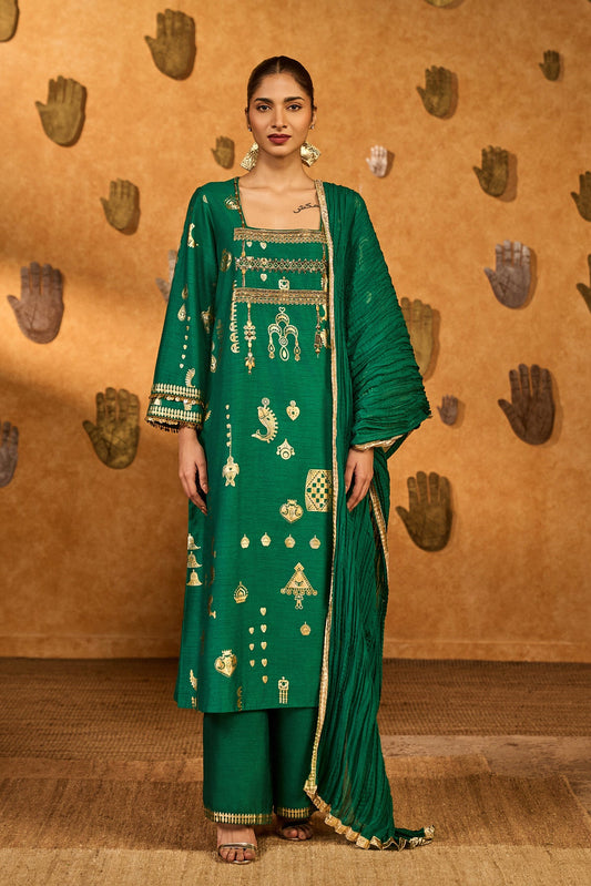 Green Folkstone Set