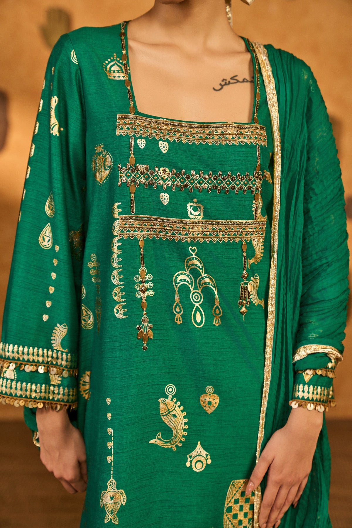 Green Folkstone Set