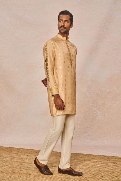 Beige Little Pots Kurta Set