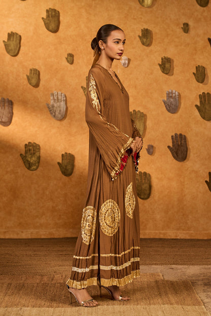 Mocha Muse Moonfish Kaftan