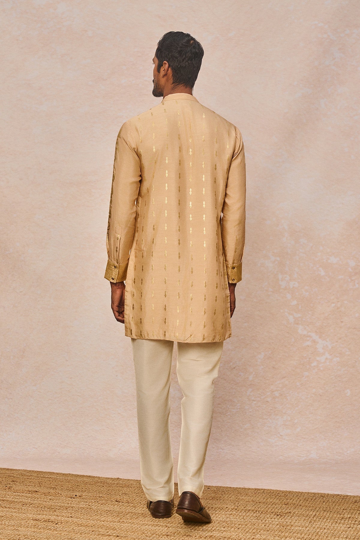 Beige Little Pots Kurta Set
