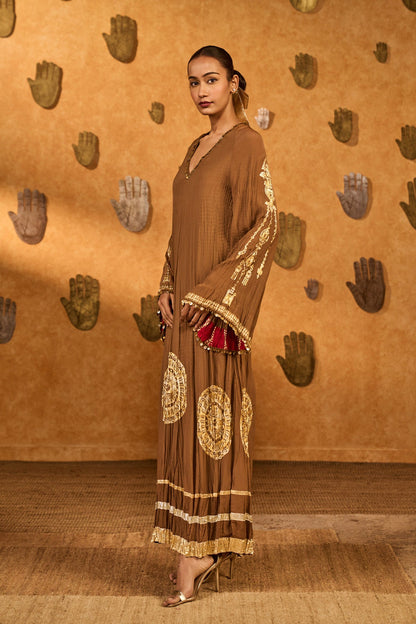 Mocha Muse Moonfish Kaftan