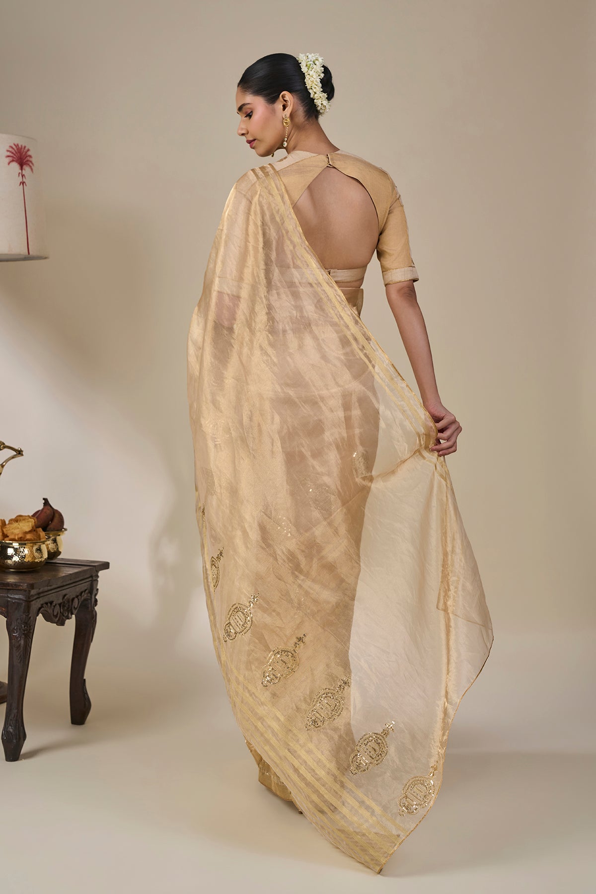 Gold Regal Masque Saree